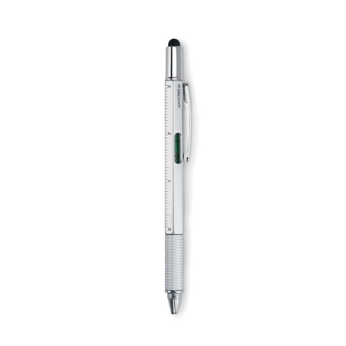 Promo  Kemijska olovka od ABS-a s ravnalom i odvijačem, crne boje