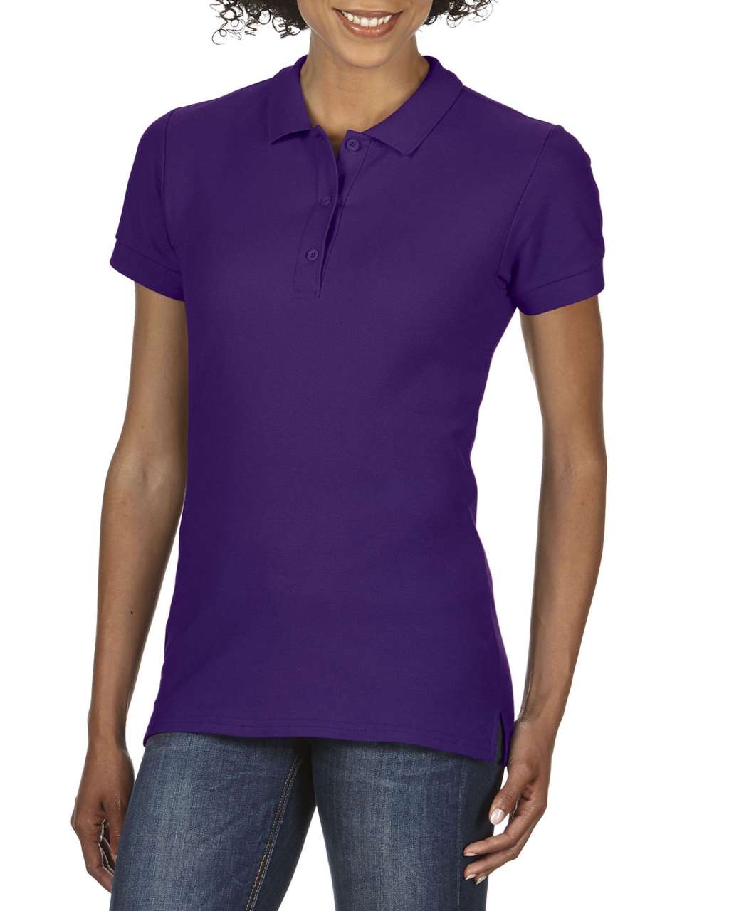 PREMIUM COTTON®, ženska polo majica kratkih rukava s tiskom (opcija) 