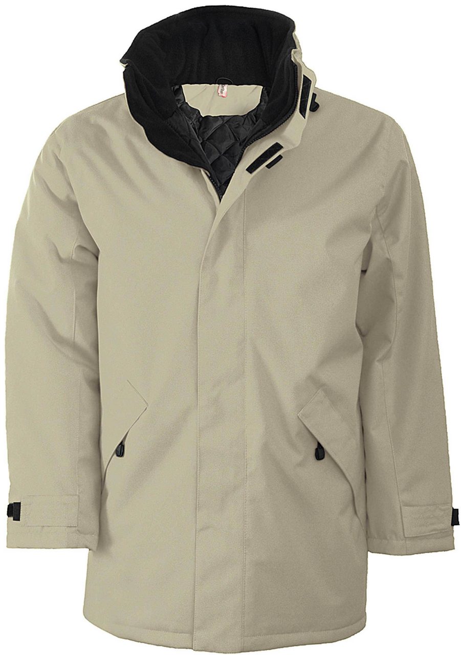 PARKA, podstavljena jakna s tiskom logotipa 