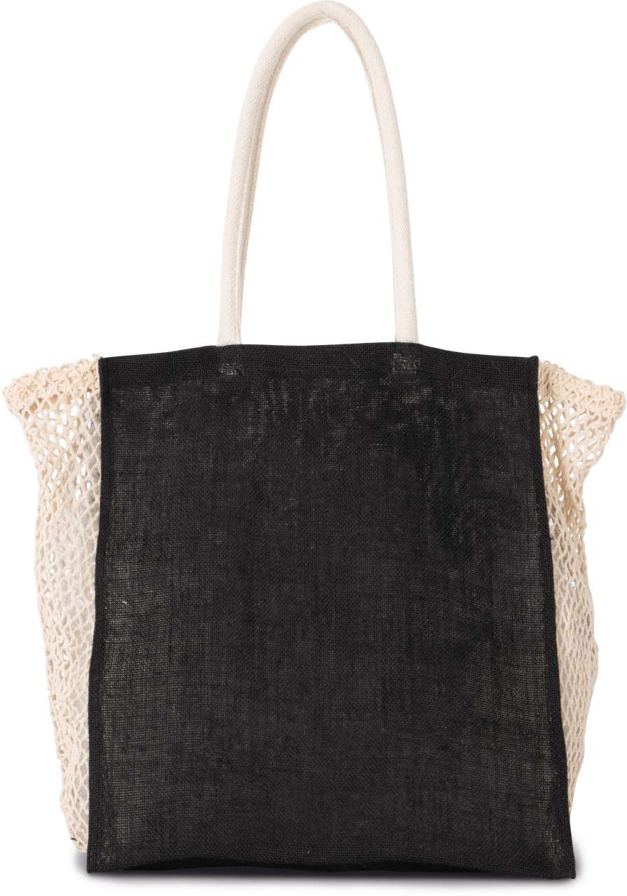 Promo  SHOPPING BAG WITH MESH GUSSET