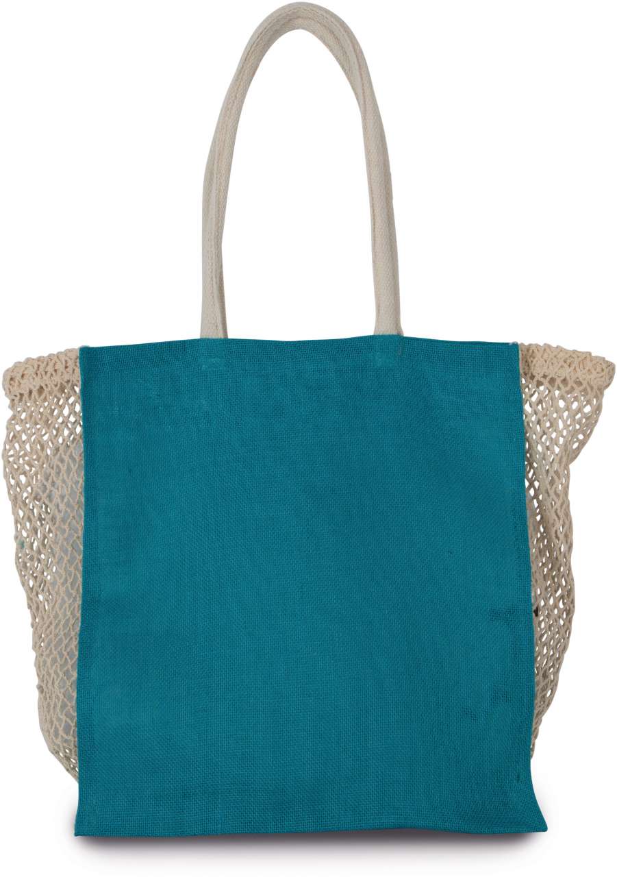 Promo  SHOPPING BAG WITH MESH GUSSET