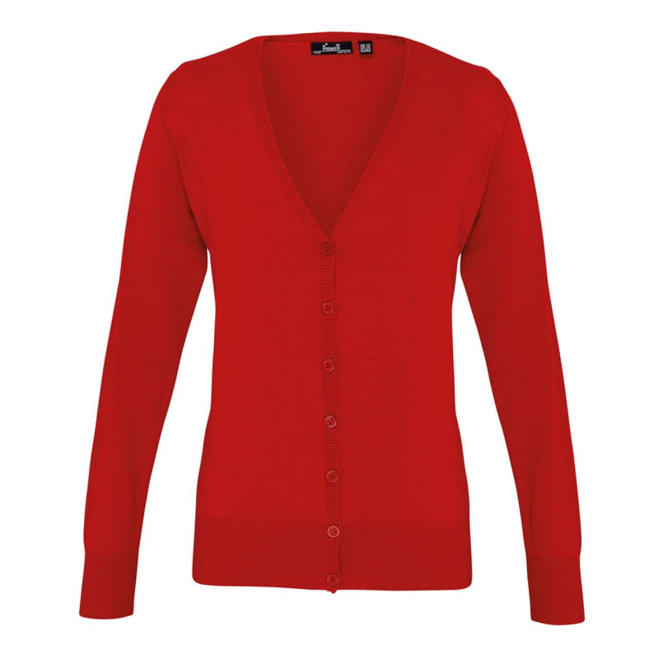 WOMEN'S BUTTON-THROUGH KNITTED CARDIGAN s logom 