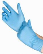 Jednokratne rukavice, nitril, bez pudera,  pakiranje 100kom, plave